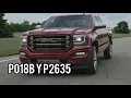 GMC sierra 2018 Falla P018b P2635