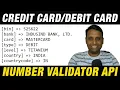 Credit Card Number Validator PHP API Programming with Vishal