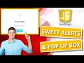 Sweet Alert JavaScript Pop Up Box 2020 Hindi