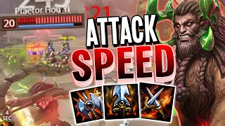 The Manticore King SHREDDS With a Full Attack Speed Build in SMITE
