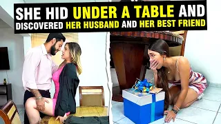 Download She hid under the table and discovered her husband and her best friend- MYKA Media MP3