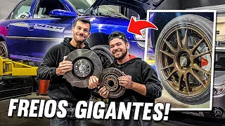 FREIOS GIGANTES!????CHEVROLET VECTRA TURBO RECEBENDO UM MIMO DE RESPEITO!?