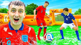WORLD CUP SLIP N SLIDE FOOTBALL TOURNAMENT!