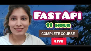 FASTAPI Complete Bootcamp LIVE 11 Hour Full Course Build Real APIs with Python