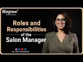 Roles and Responsibilities of the Salon Manager