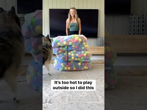 It's too hot to play outside so I did this..
