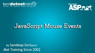 JavaScript Mouse Events - BDT