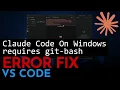 Fixed Claude Code Command Not Found in Git Bash Windows 11 Setup