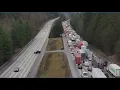 Mudslides close 2 roads in western Washington