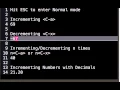 Vim How to Increment and Decrement Numbers