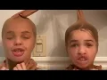 Download Lagu A weird trend but we had to try it! #funnyvideo #twins #viral