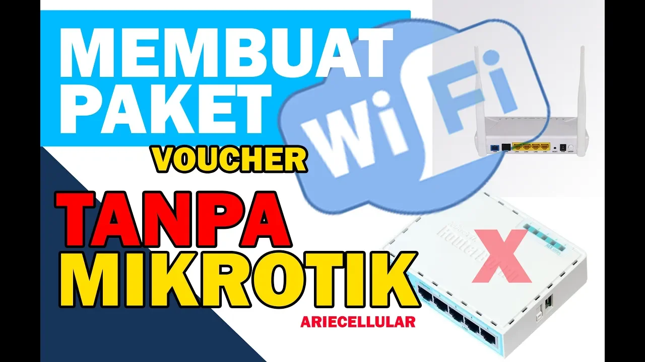 Cara membuat Voucher wifi Mikrotik Hotspot di android untuk Usaha Wifi RT RW net