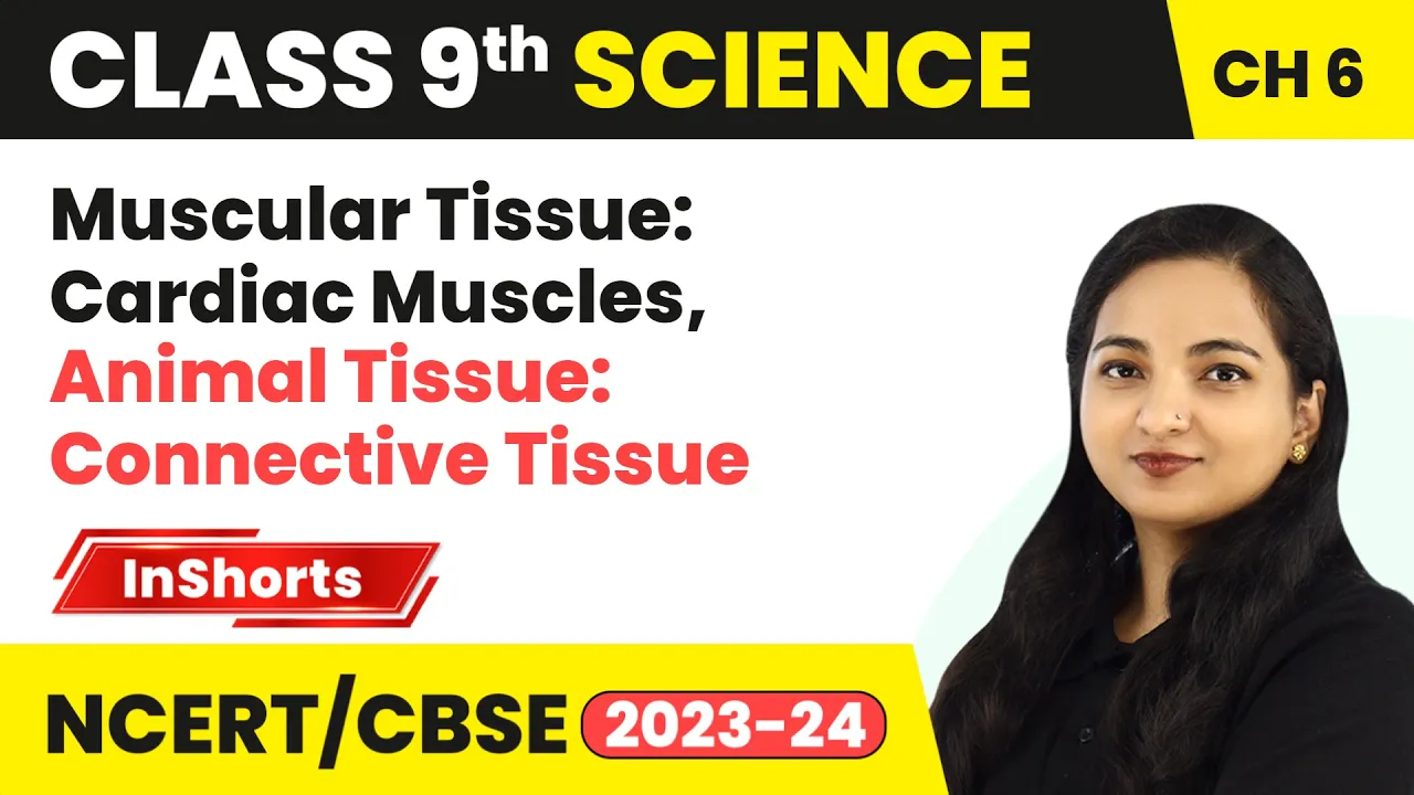Muscular Tissue: Cardiac Muscles, Animal Tissue: Connective Tissue | Class 9 Biology Chapter 6