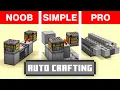 3 Minecraft Auto Crafter Builds From Basic to Pro in Minecraft 1 21