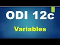 ODI 12C Tutorials - Variables its Type Scope and how to implement in a project
