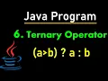 Ternary Operator Example in Java Hindi Learn Coding