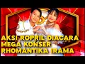 Lagu April \u0026 Robi Beradu akting Di MEGA KONSER RHOMANTIKA IRAMA Indosiar