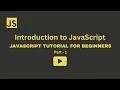 JavaScript Tutorial for Beginners Part 1 Introduction to JavaScript DevVerse