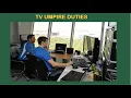 TV umpire duties and review simuations NON-DRS - Part 1