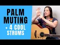 THE SECRET to Palm Muting 4 COOL STRUMMING PATTERNS