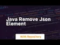 java remove json element