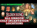 ALL Dragon Cult Incantation Locations HOW TO Get Lightning Incantations - Elden Ring Walkthrough