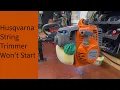 Husqvarna string trimmer won t start do this