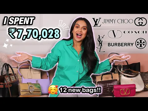 Download MP3 HUGE LUXURY BAG HAUL | Louis Vuitton, Burberry, Jimmy Choo, YSL, Valentino, Tory Burch, Gucci, Coach