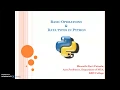 2 Basics of Python Programming by Bharathi Patnala