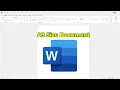 How To Set A3 Size Document Page Size in Microsoft Word