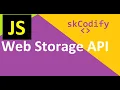 Java Script Web Storage API localStorage sessionStorage IndexedDB