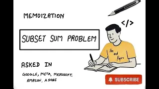 Subset Sum Problem Explained DP Memoization GFG Easiest Explanation MAANG Prep