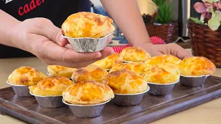 PÃOZINHO DE QUEIJO! MUITO FÁCIL QUALQUER UM CONSEGUE FAZER