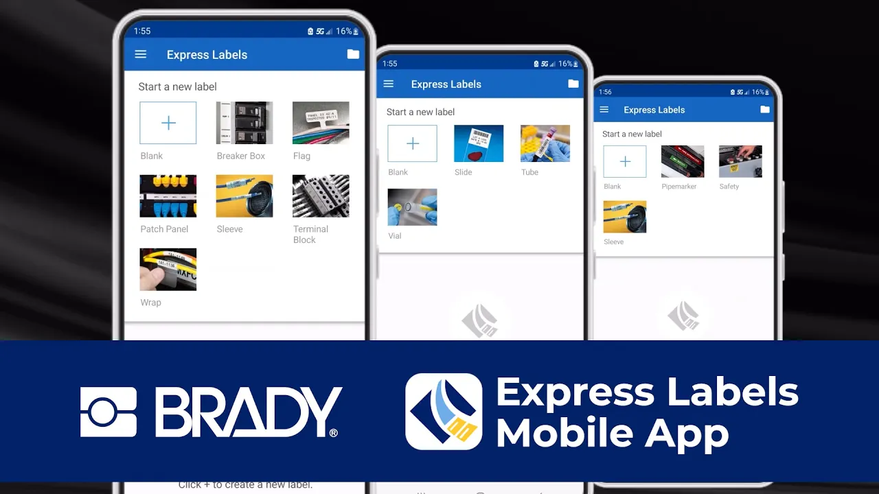 Brady North America — Brady Express Labels Mobile App Features (YouTube video ad)