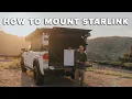 Starlink Mini Gen 3 Truck Mount TRIO Speedmount Install Works on Aluminum Hoods
