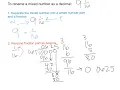 6th grade 6-13 Rename fractions as decimals