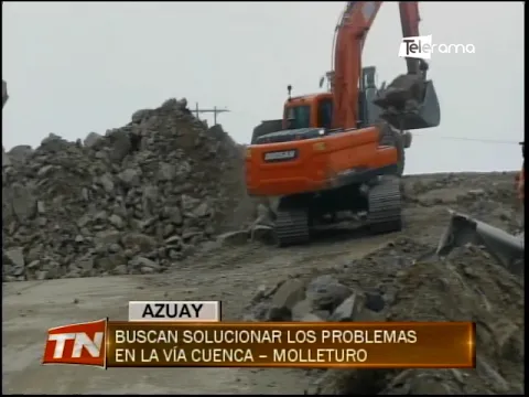 Buscan solucionar los problemas en la vía Cuenca - Molleturo