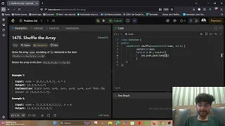 LeetCode 1470 Shuffle the Array C Solution
