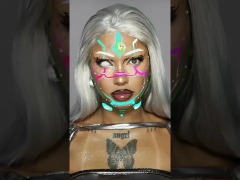 resultado glitch makeup🤖⭐️ #makeup