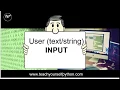 - User Input