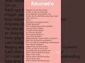 Download Lagu kilometro(lyrics)