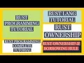 Rust Programming Complete Tutorial For Beginners Rust Ownership Borrow Part 17