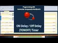 On Delay Off Delay TONOFF timer--Flashing lights--Allen Bradley Connected Components Workbench