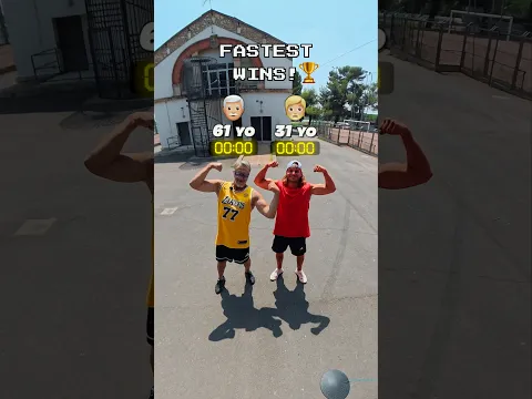 61 vs 31 Years Old! Who’s Faster? ⚡️⏱️