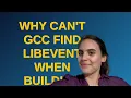 Unix Why can t gcc find libevent when building tmux from source