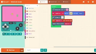 FLAPPY PART 1 MICROSOFT MAKE CODE ARCADE