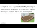 Geometry 6-6 Conditions of Special Parallelograms
