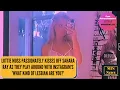 Lottie Moss passionately kisses BFF Sahara Ray as they play around with Instagram s