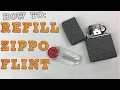 How to Replace Flint in a Zippo Lighter