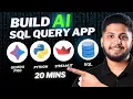 Google s AI Gemini Pro End to End LLM Project AI SQL Query Generator App